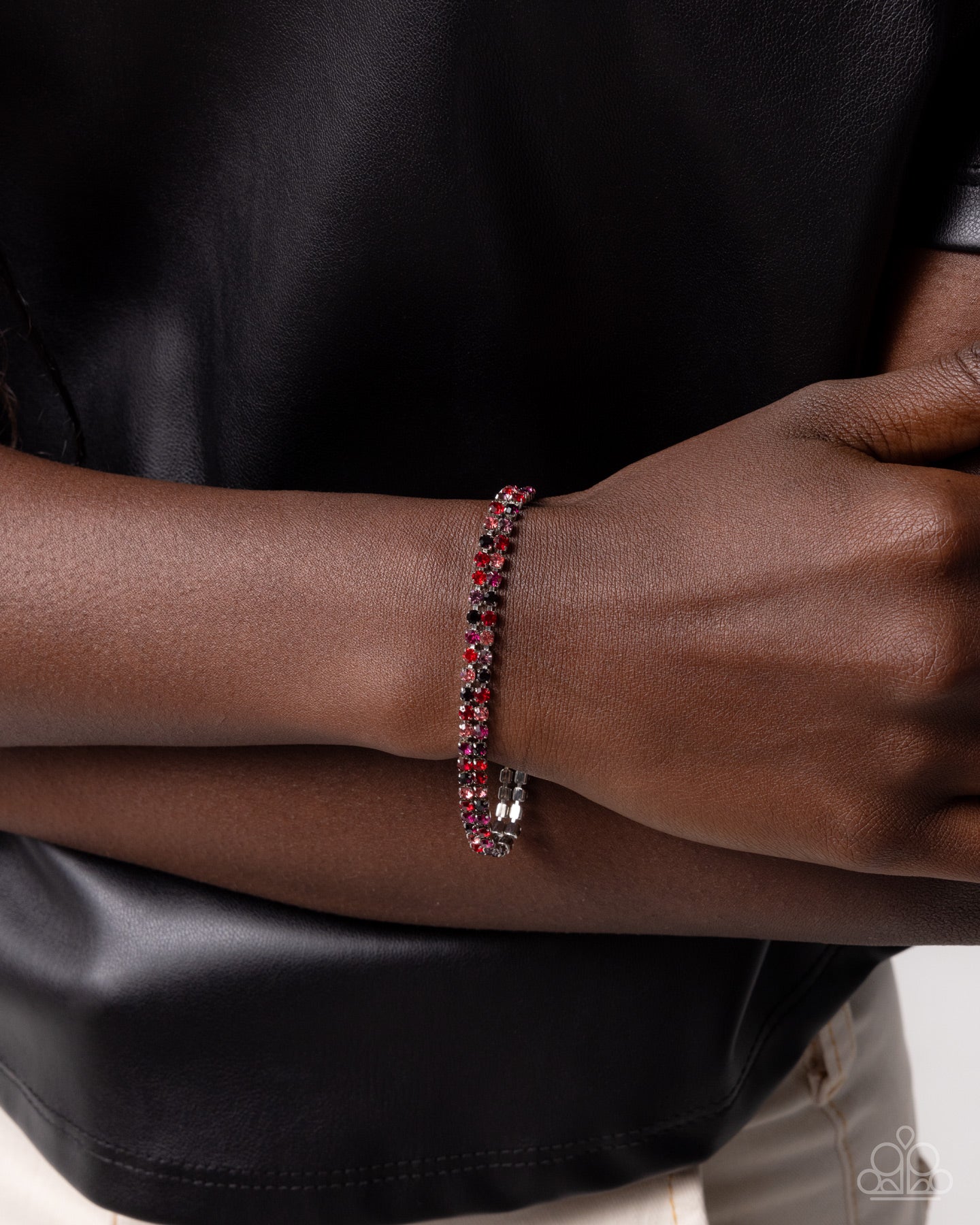 Complete Look red choker and bracelet set