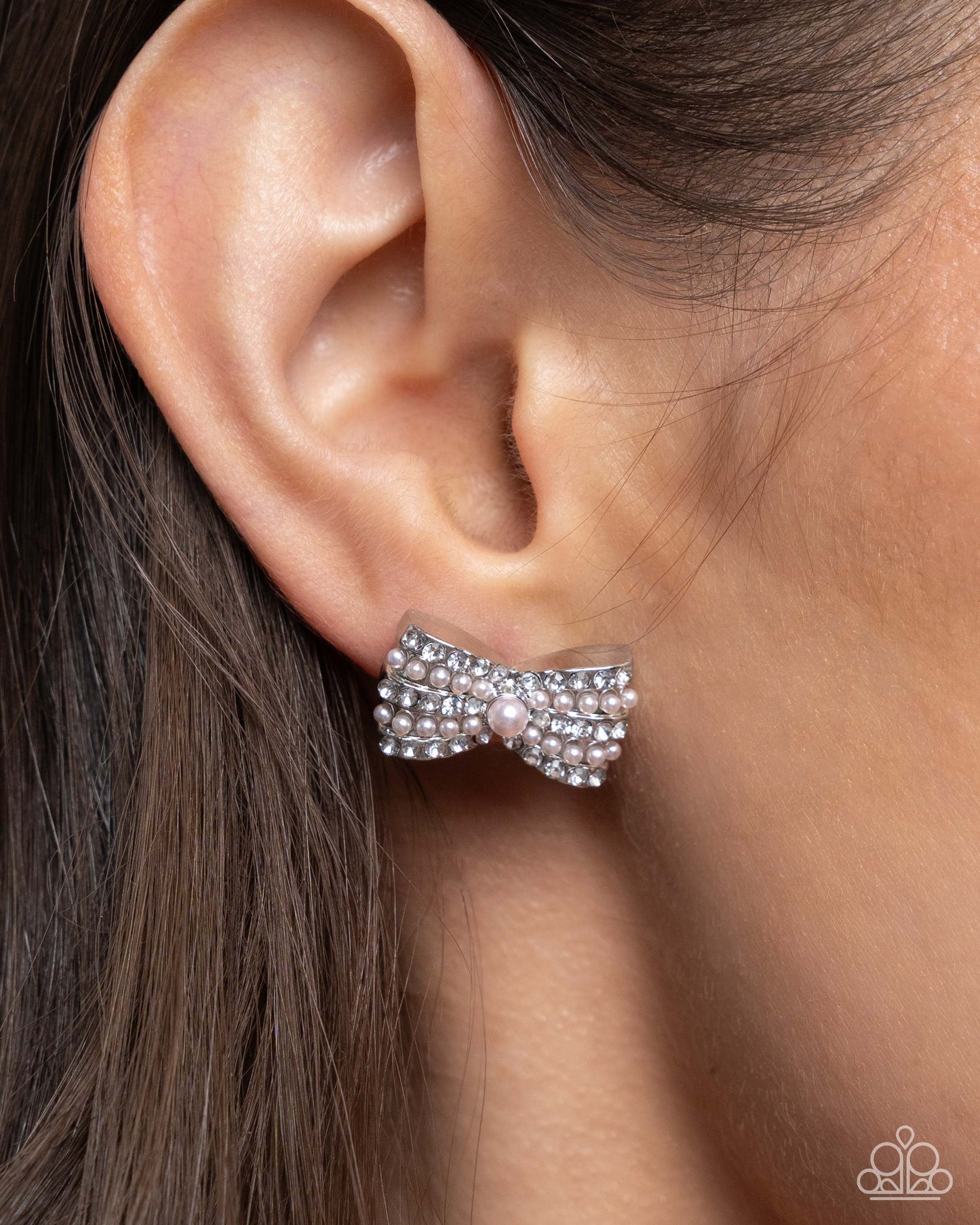 Complete Look pink bow and earring set
