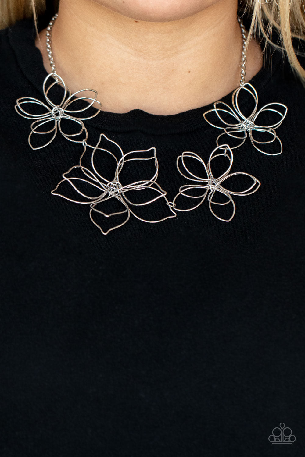 Flower garden fashionista - Silver