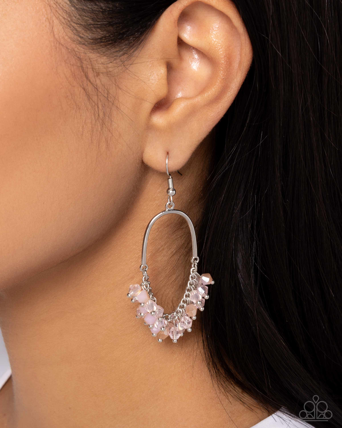 Chandelier check – pink