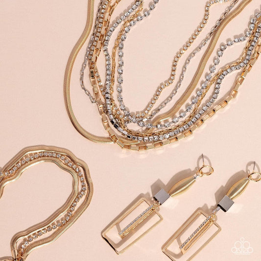 A SQUARE Treasure - Gold (Fashion Fix)