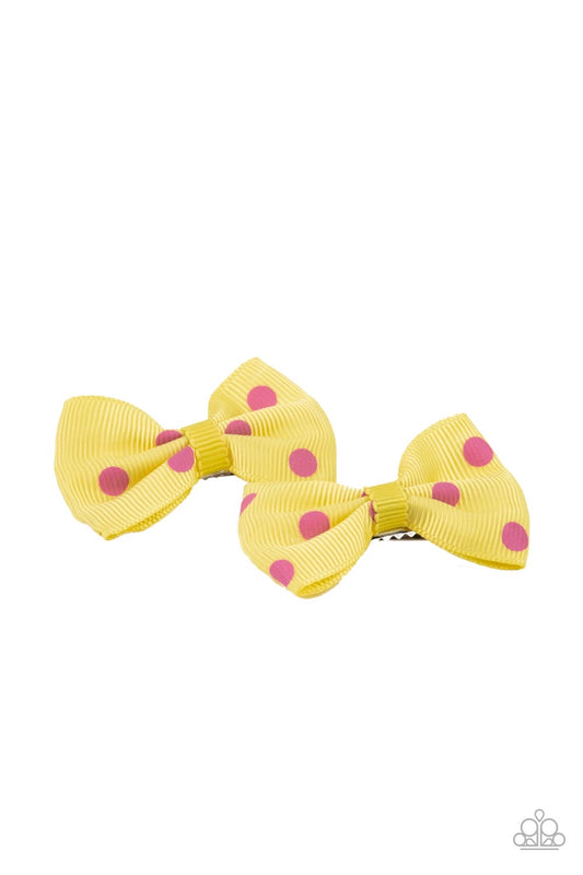 Polka Dot Drama - yellow