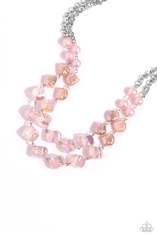 Cubed Cameo - Pink