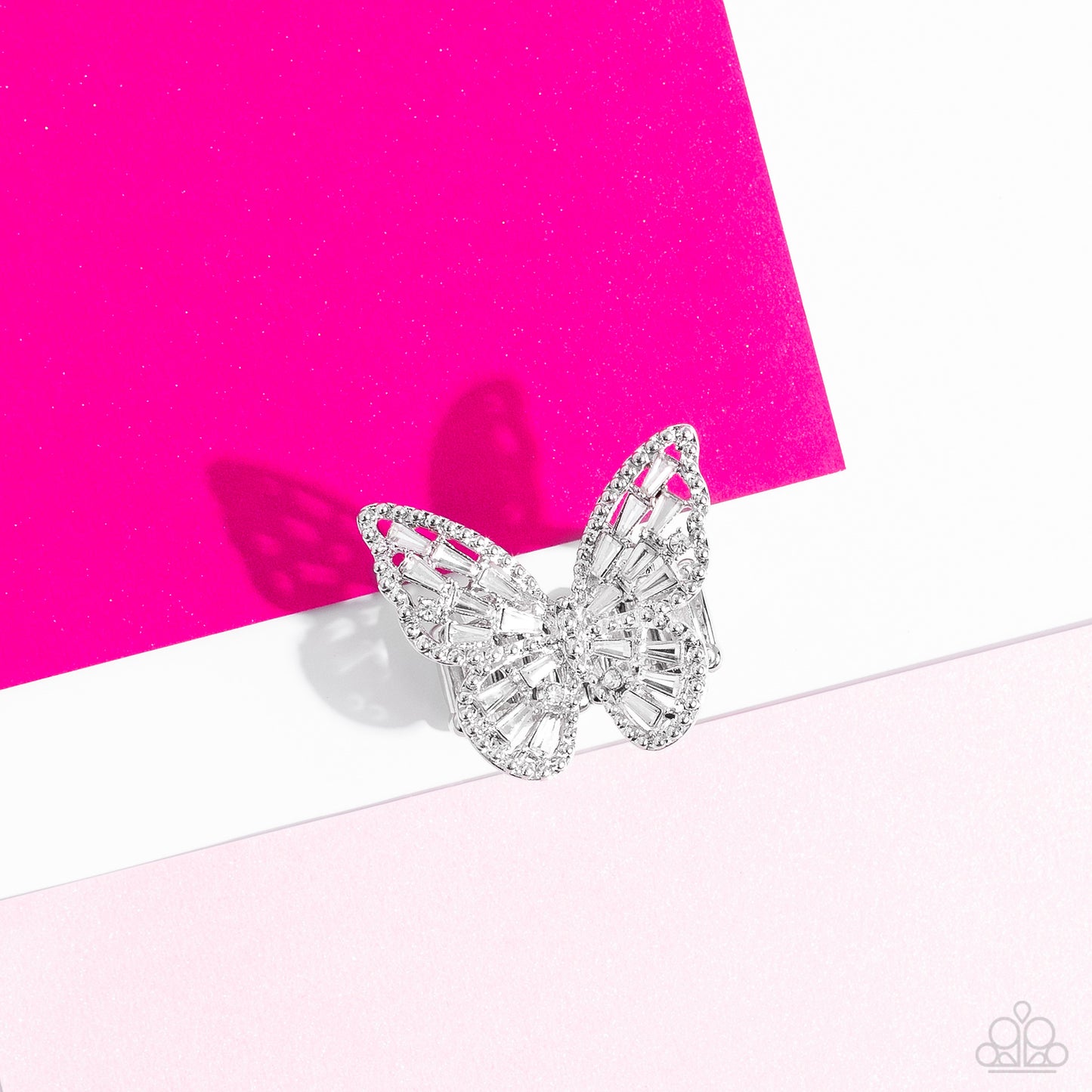 Bright-eyed butterfly – white