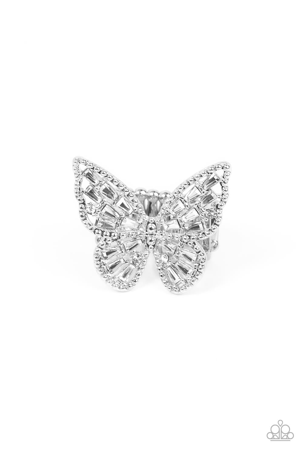 Bright-eyed butterfly – white