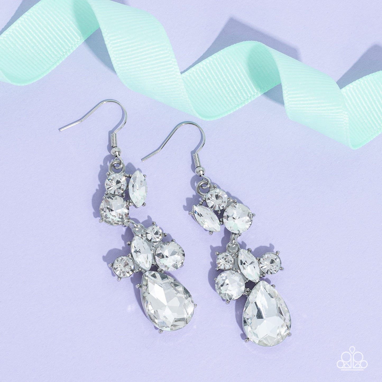 Rhinestone Reveler - White