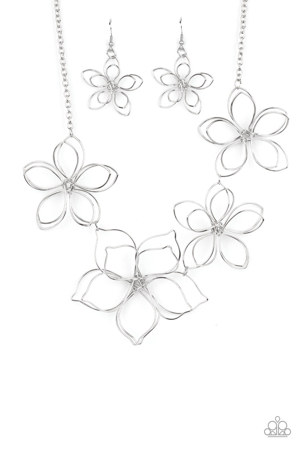 Flower garden fashionista - Silver￼