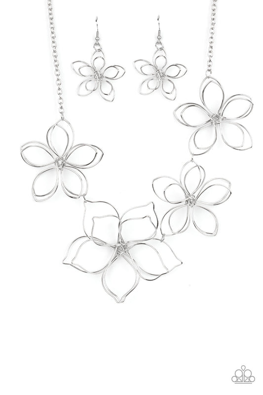 Flower garden fashionista - Silver￼