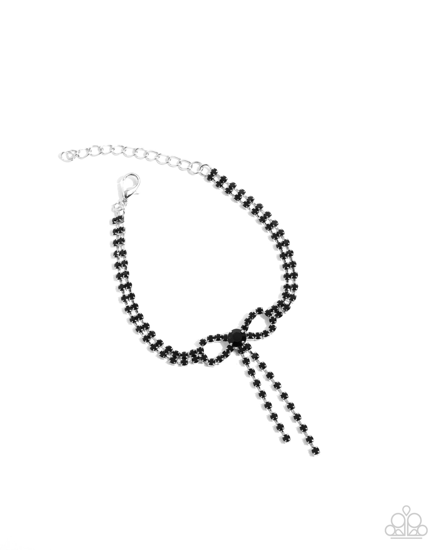 Complete Look Black bow necklace & bracelet