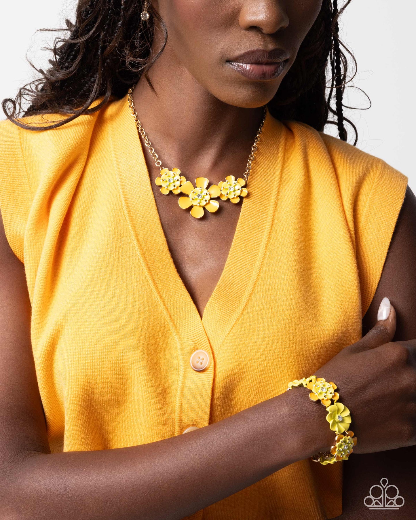 Complete Look Yellow necklace set