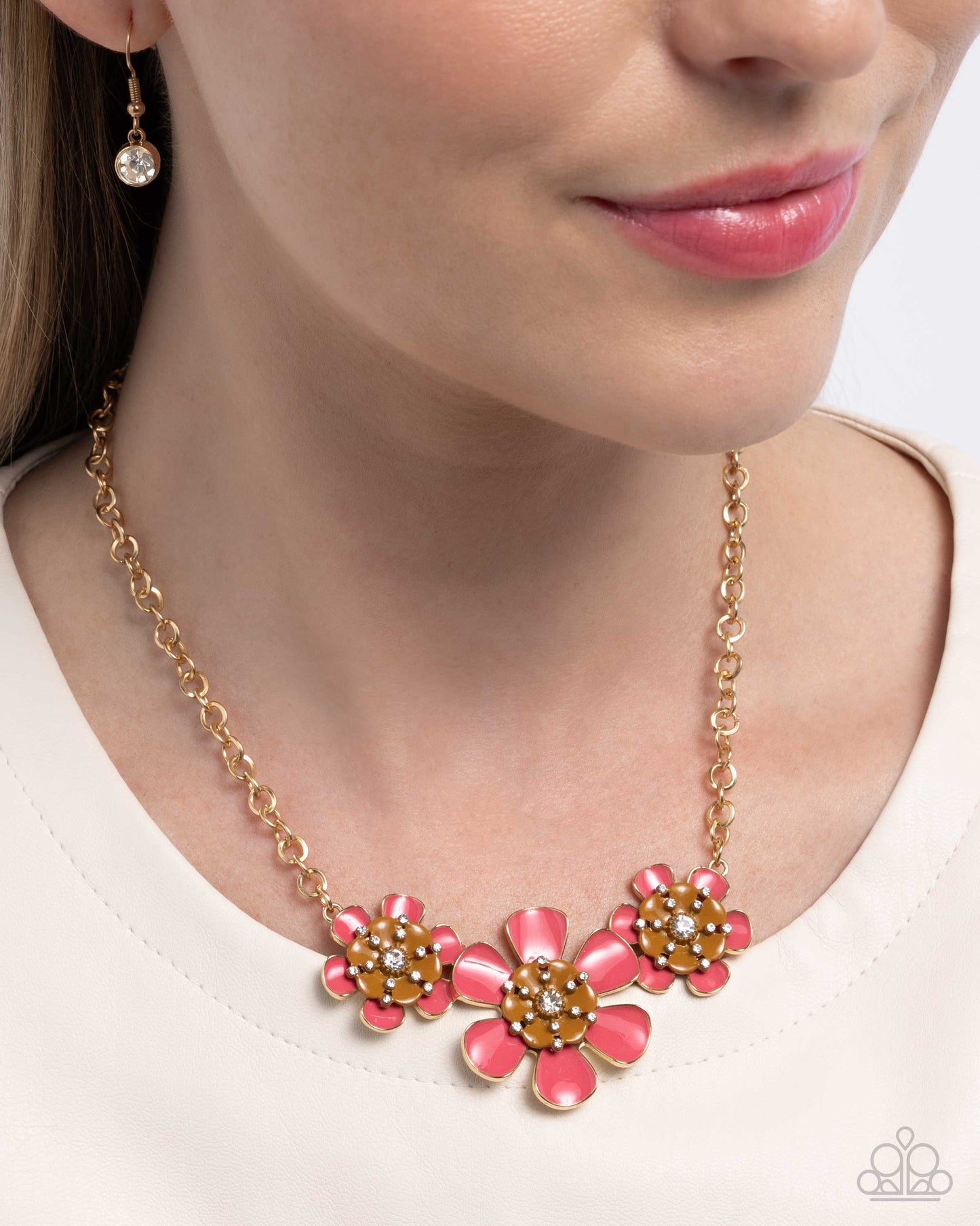 Complete Look pink and gold roses