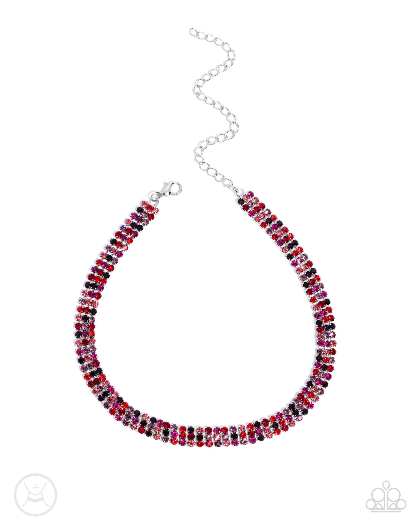 Complete Look red choker and bracelet set