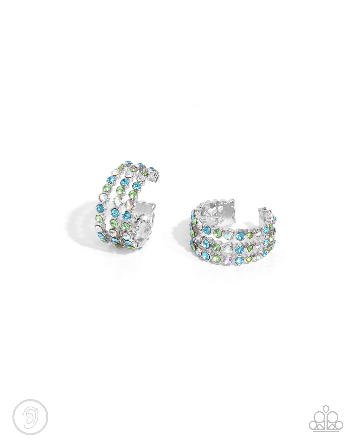 Complete Look multi ear cuff and mini hoop set