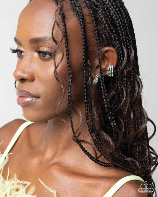 Complete Look multi ear cuff and mini hoop set