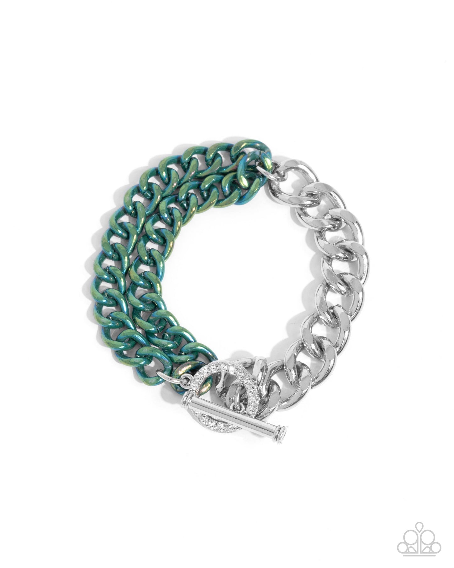 Complete Look green and silver