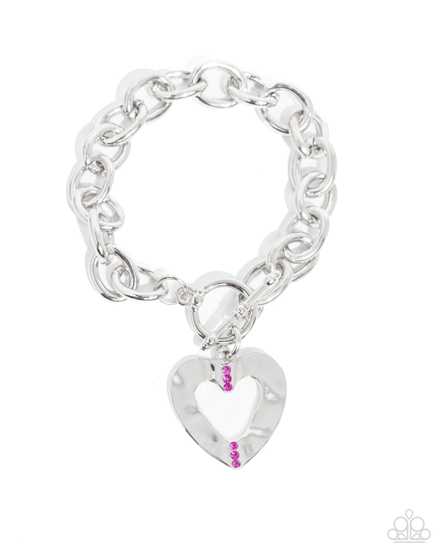 Complete Look Pink Heart set with toggle hook