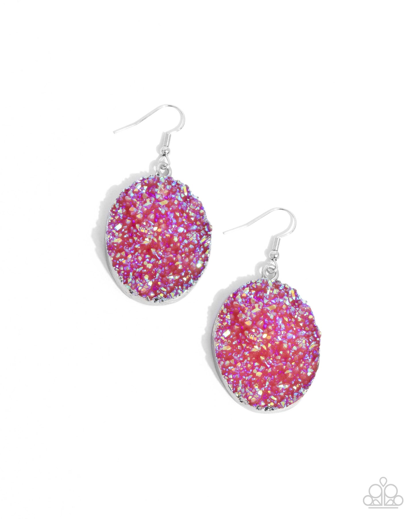Complete Look pink multi necklace and earring set