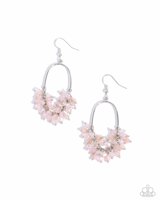 Chandelier check – pink