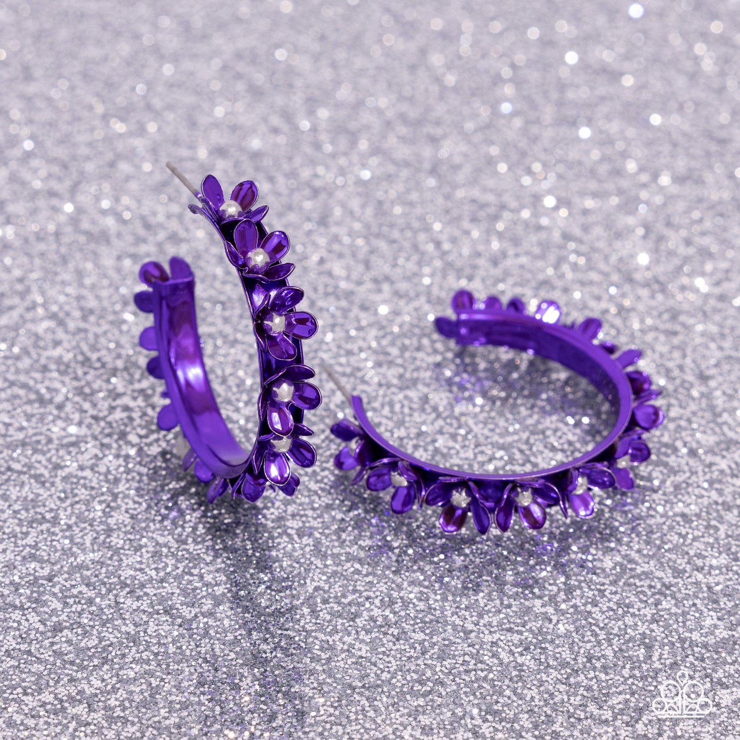 Fashionable flower crown – purple