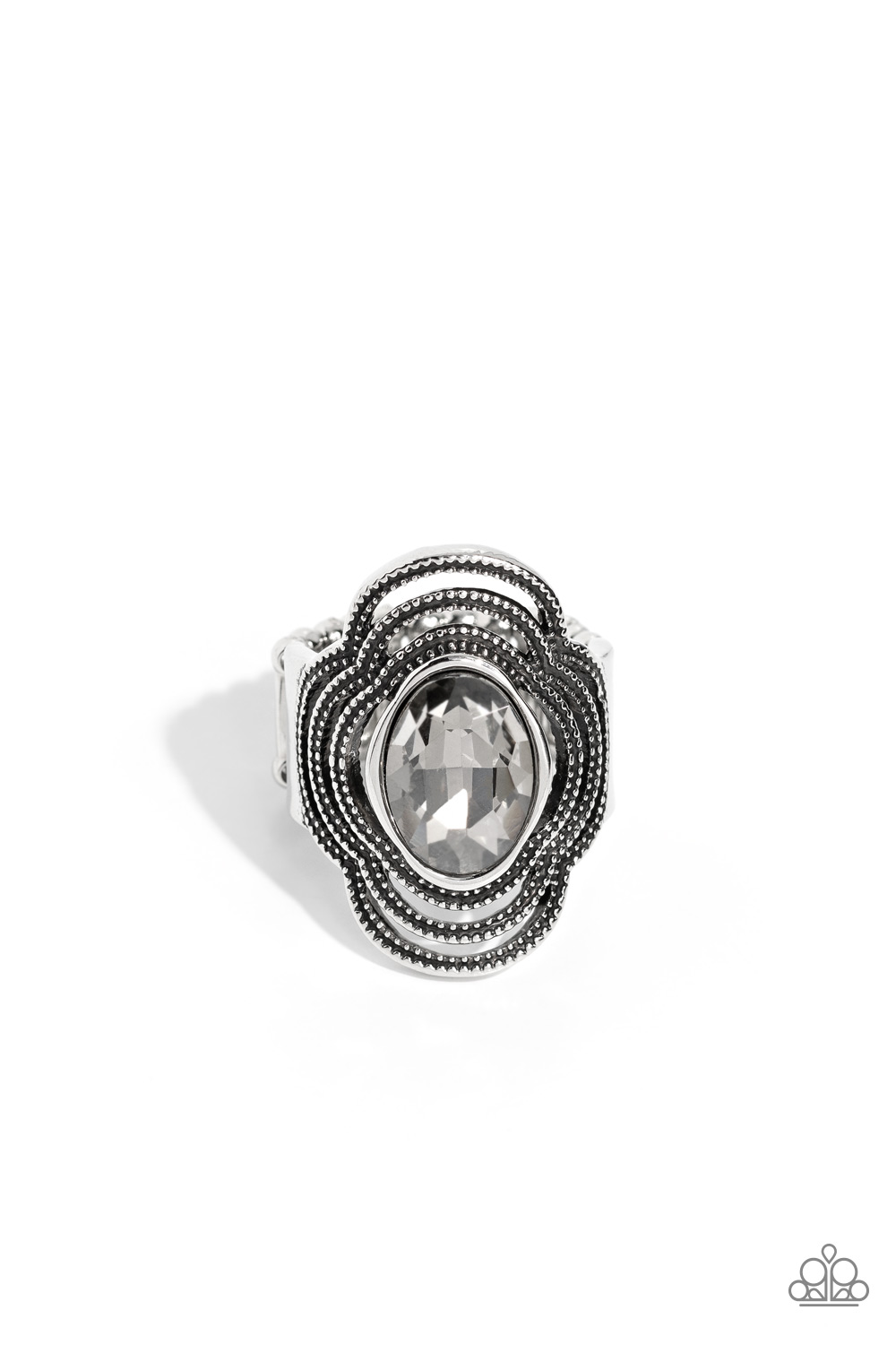 Entrancing edge - silver ￼