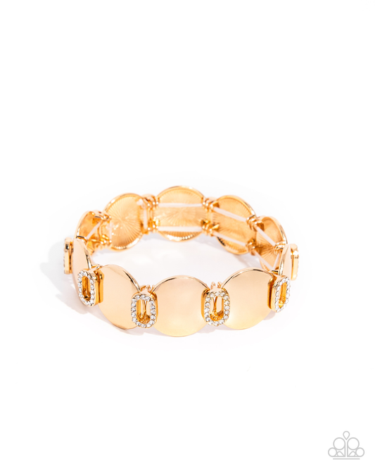 Shimmery sneak peek - gold