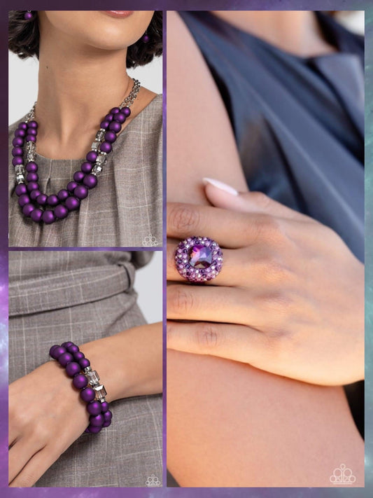 Glistening Grit - purple