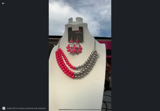 Necklace and earring set