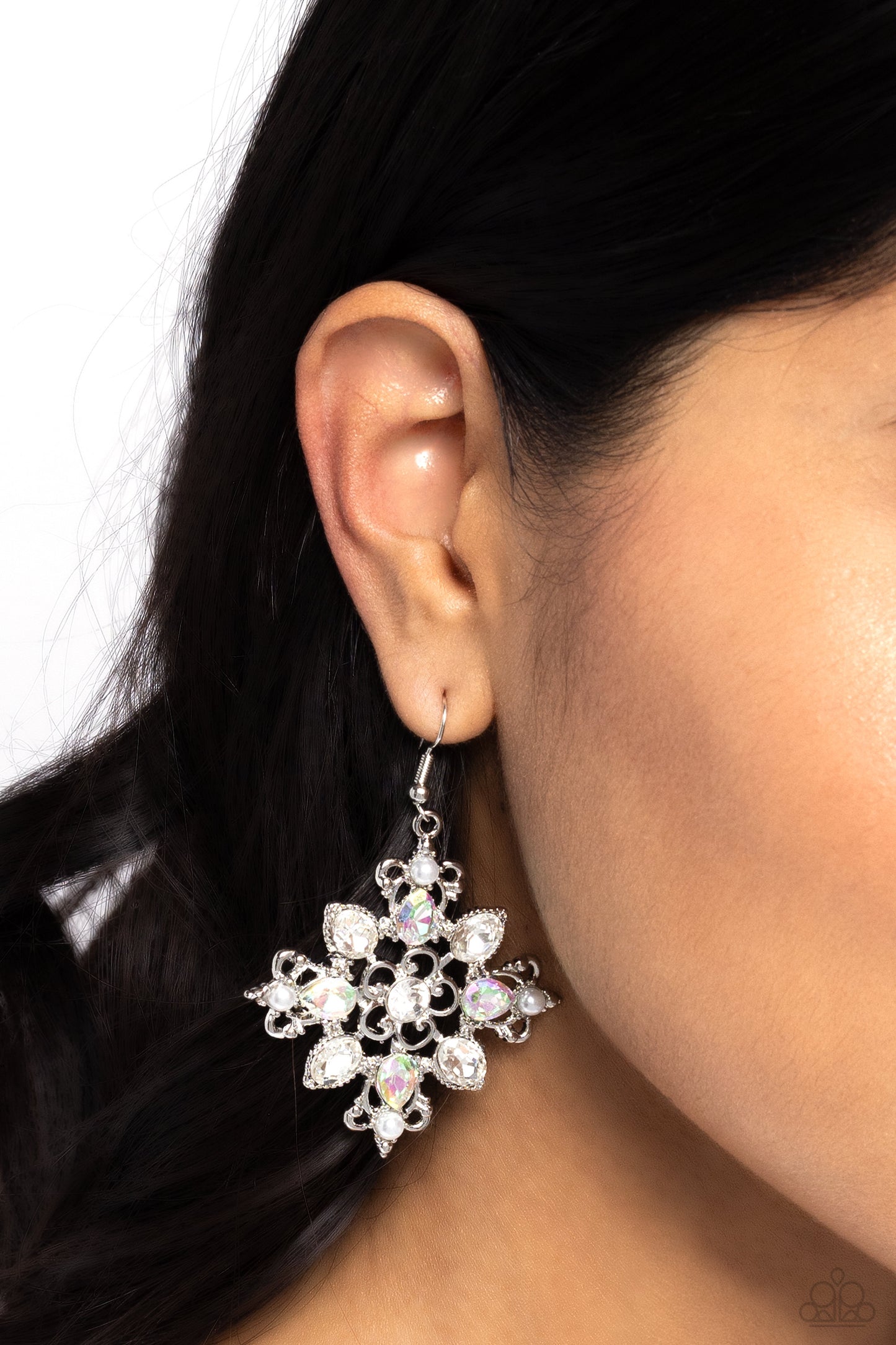 Fancy-free florals - White