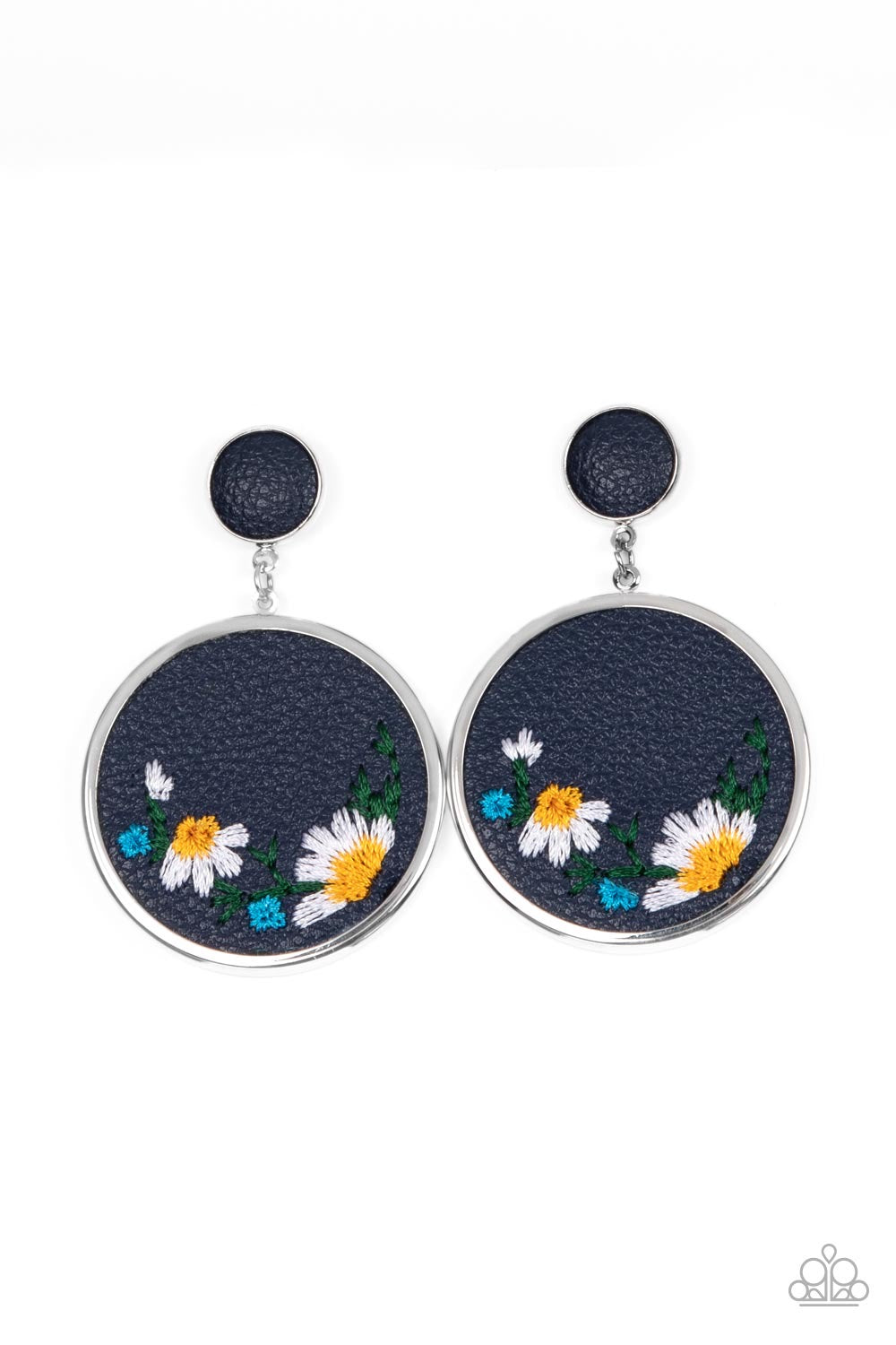 Embroidered gardens - blue