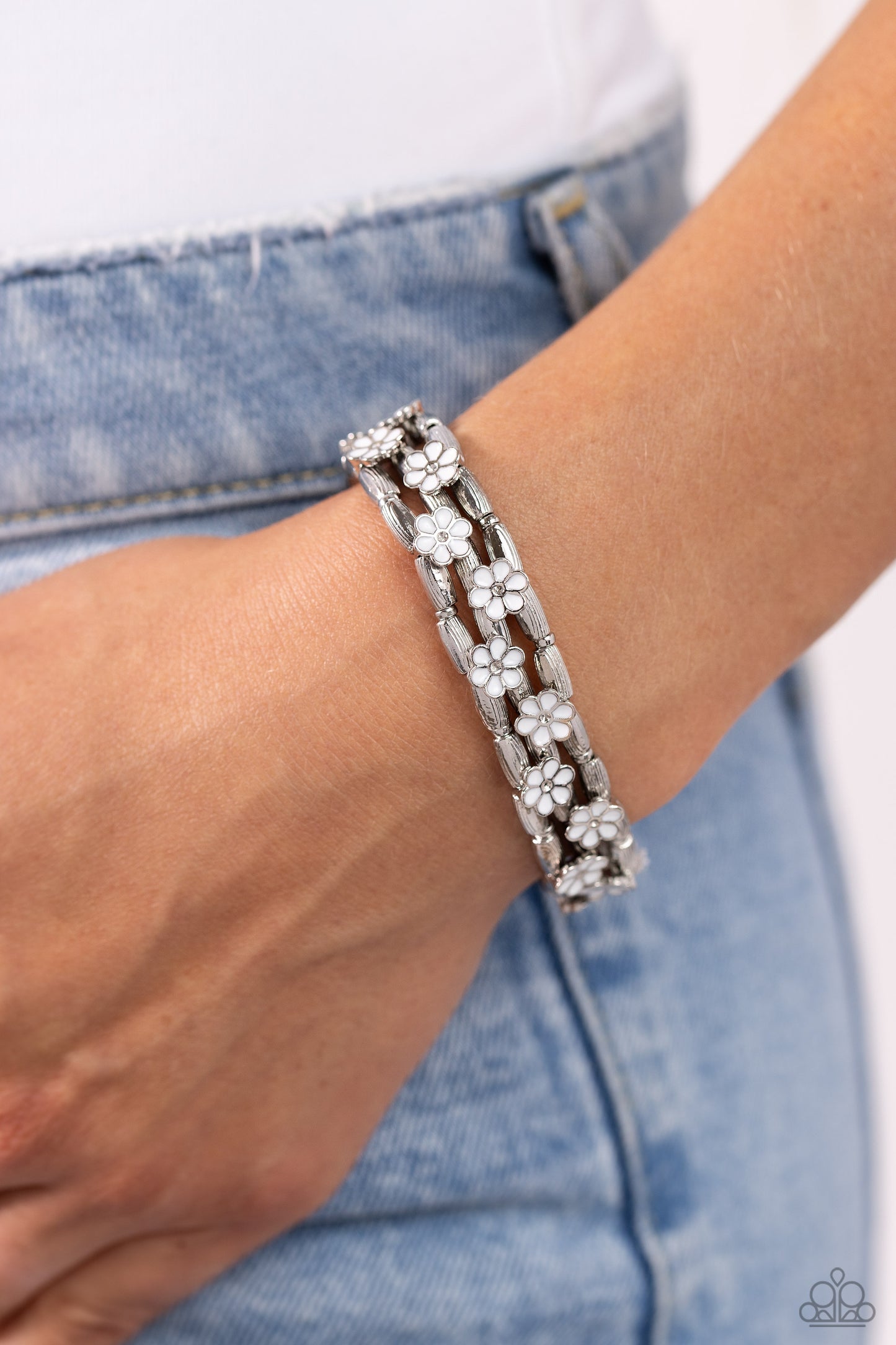 Floral Frenzy - White