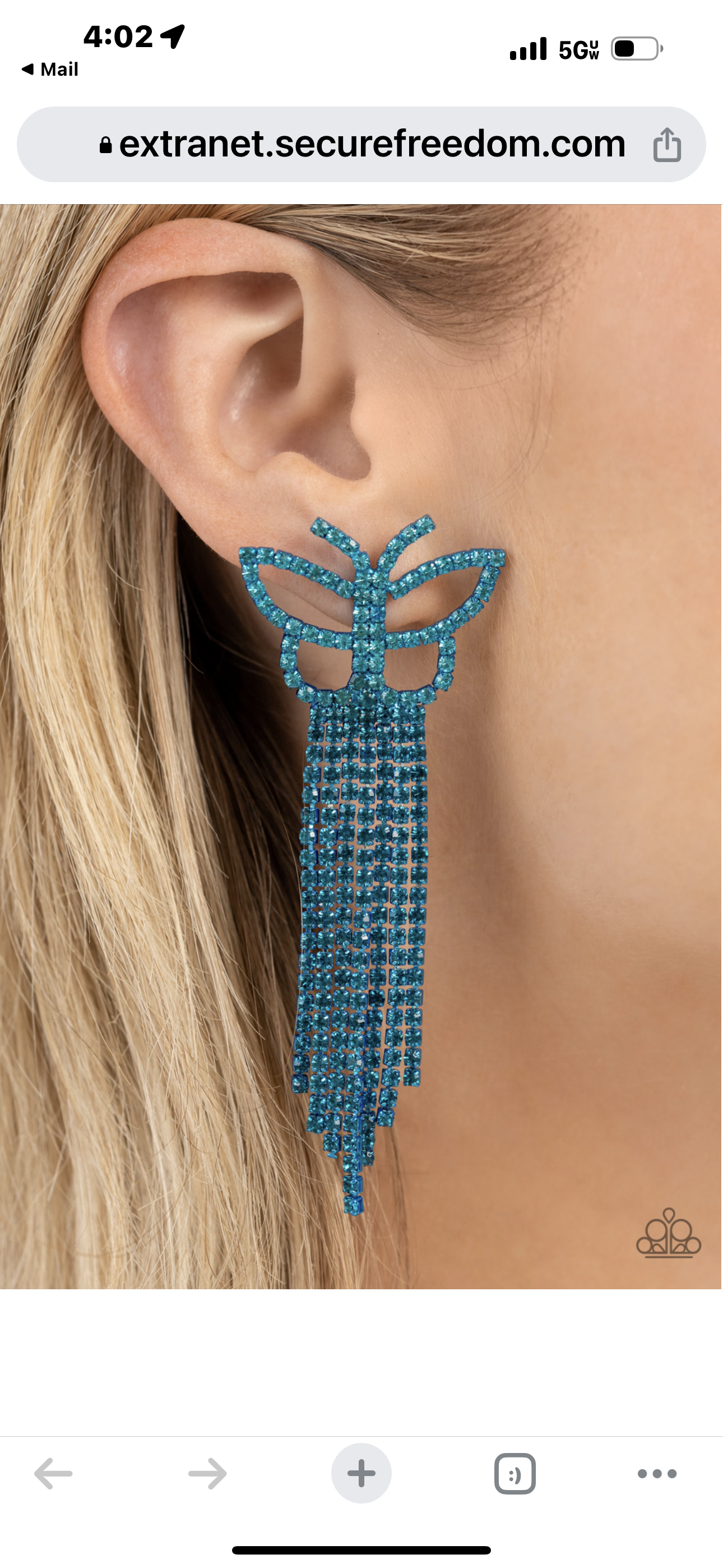 Billowing Butterflies - Blue